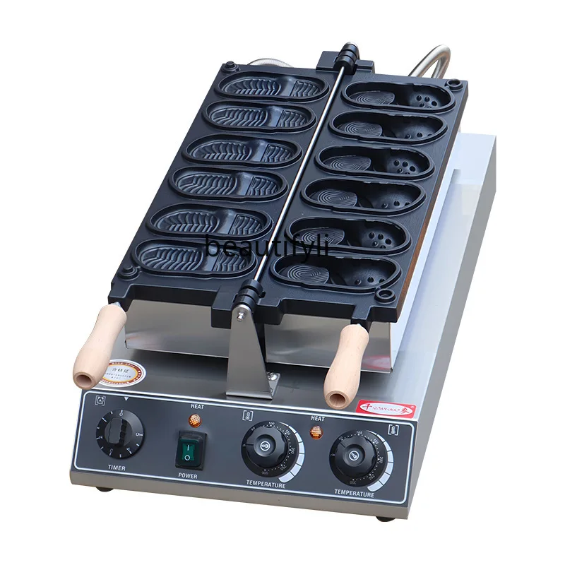 Commercial Taiyaki Electric Waffle Maker Slipper Cake Maker Smiling Egg Waffle Maker
Commercial Taiyaki Electric Waffle Maker Slipper Cake Maker Smiling Egg Waffle Maker