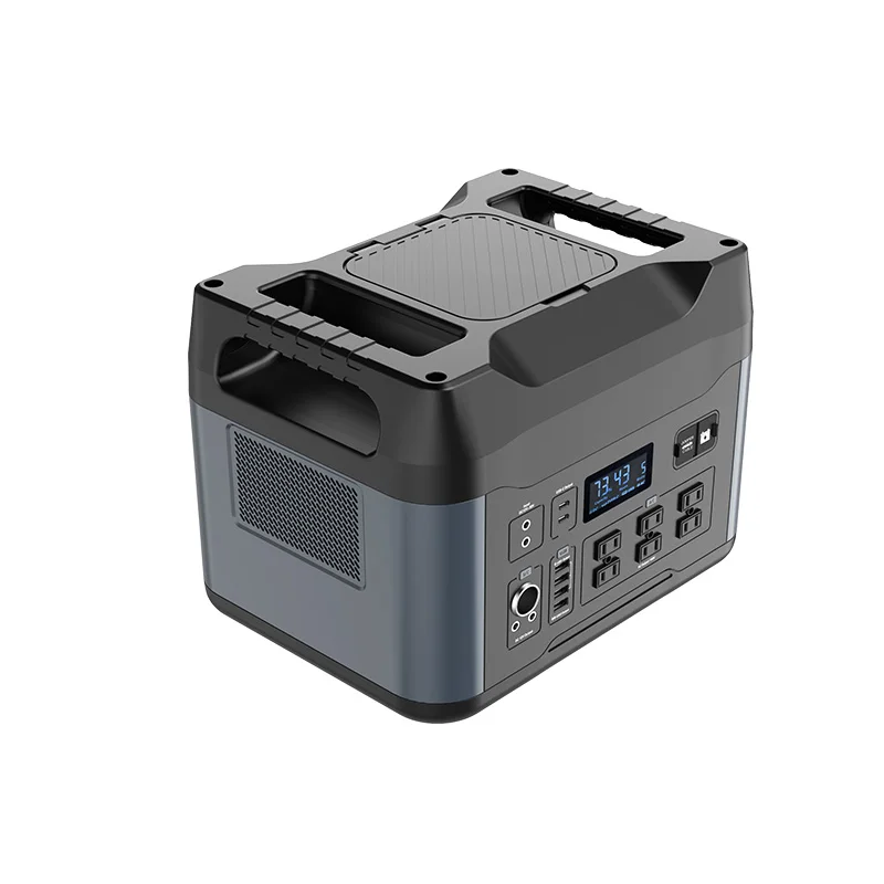 Long-lasting LiFePO4 Battery Portable Power Station 2200W (Peak 2200W) Lithium Battery For Family Camping RV Travel Emergency