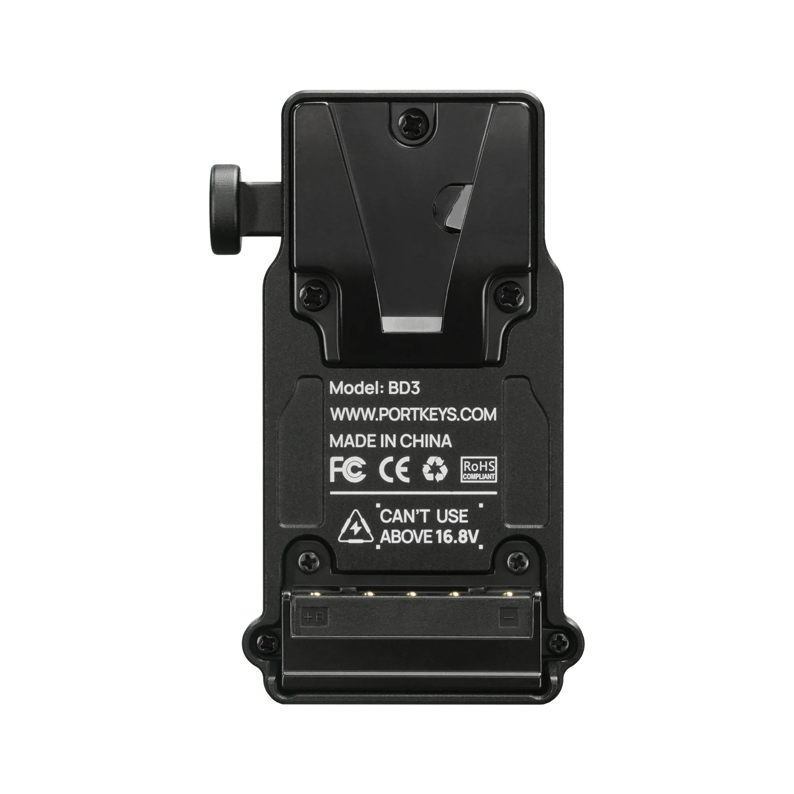 Portkeys BD3 BD4 Mini V-Lock Mount Battery Plate Power Supply Splitter Adapter with Belt Clip for Camera Photography Monitor
Portkeys BD3 BD4 Mini V-Lock Mount Battery Plate Power Supply Splitter Adapter with Belt Clip for Camera Photography Monitor