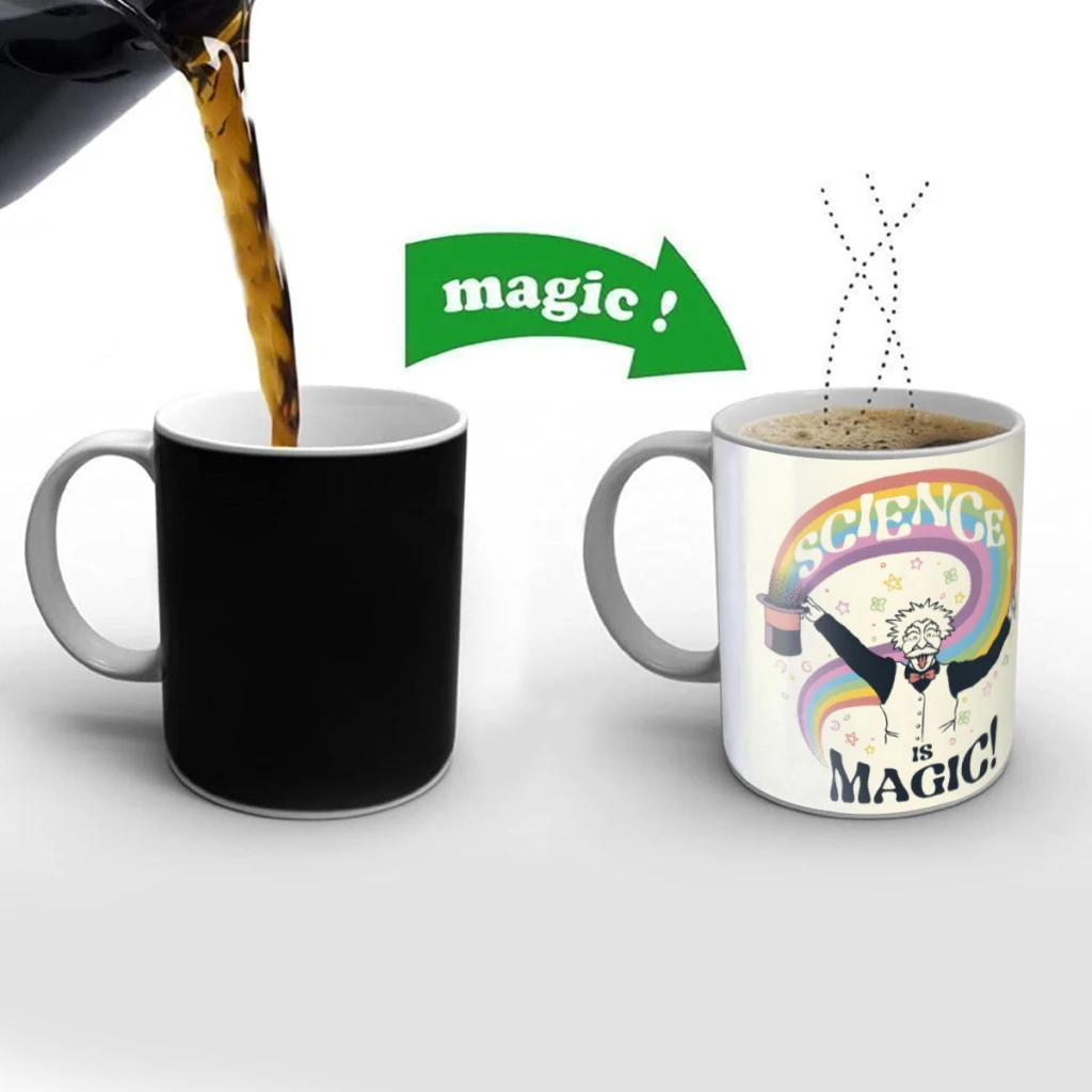 Science is Magic Creativity Change Color Chang mug Ceramic mug Hot Coffee Cup Breakfast Cup Mug Friend Gift
Science is Magic Creativity Change Color Chang mug Ceramic mug Hot Coffee Cup Breakfast Cup Mug Friend Gift