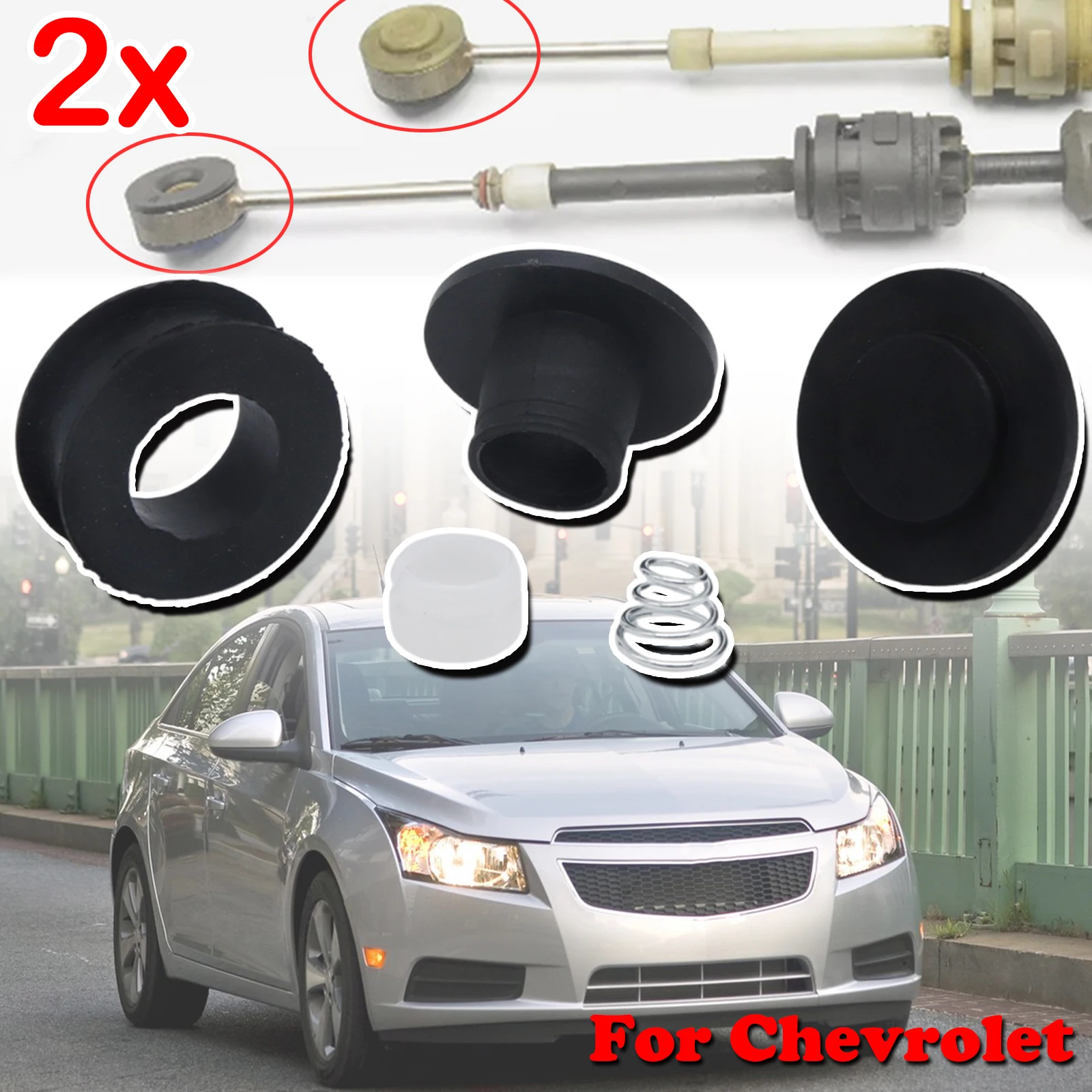 2x Gear Shift Cable Lever End Linkage Rod Selector Connect Bushing For Chevrolet Vectra Cruze Orlando Spark Sonic 2009 2011 2016
2x Gear Shift Cable Lever End Linkage Rod Selector Connect Bushing For Chevrolet Vectra Cruze Orlando Spark Sonic 2009 2011 2016