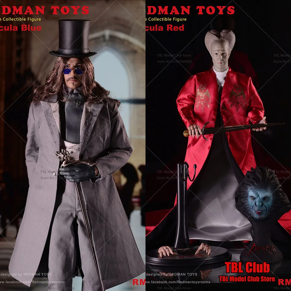 REDMAN TOYS RM063/RM064 1/6 Scale Blue/Red Version Dracula Vampire 12'' Full Set Collectible Male Solider Action Figure Model
REDMAN TOYS RM063/RM064 1/6 Scale Blue/Red Version Dracula Vampire 12'' Full Set Collectible Male Solider Action Figure Model