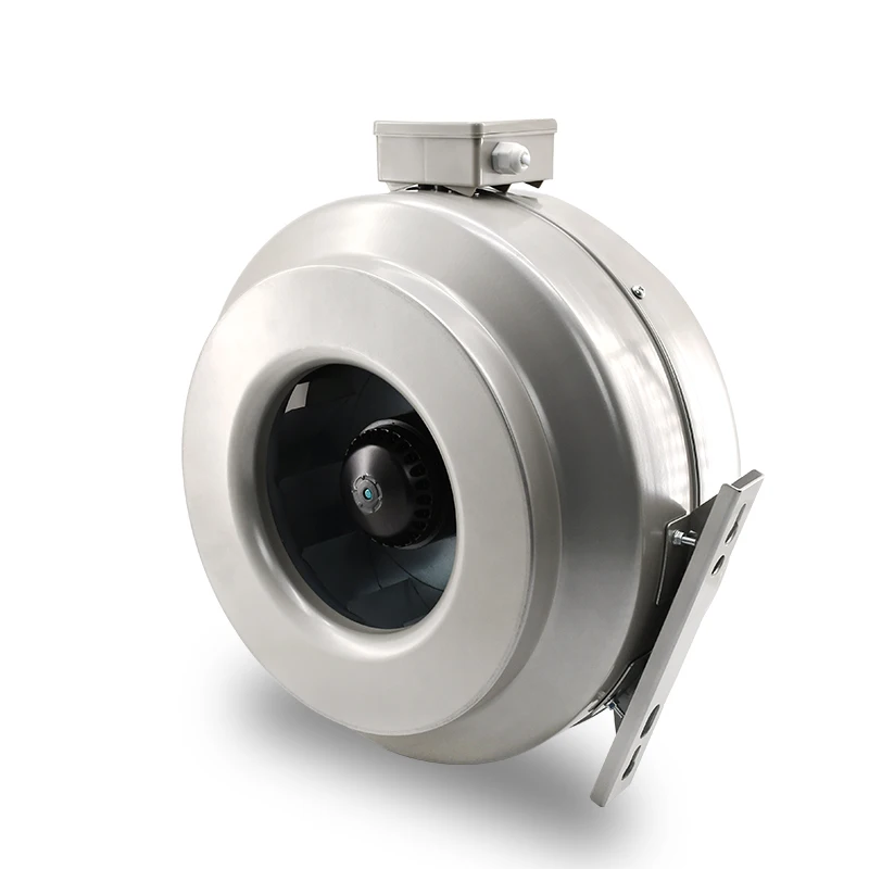 10 Inch Circular Centrifugal Pipe Fan with Metal Shell AC Motor and Plastic Blades
10 Inch Circular Centrifugal Pipe Fan with Metal Shell AC Motor and Plastic Blades