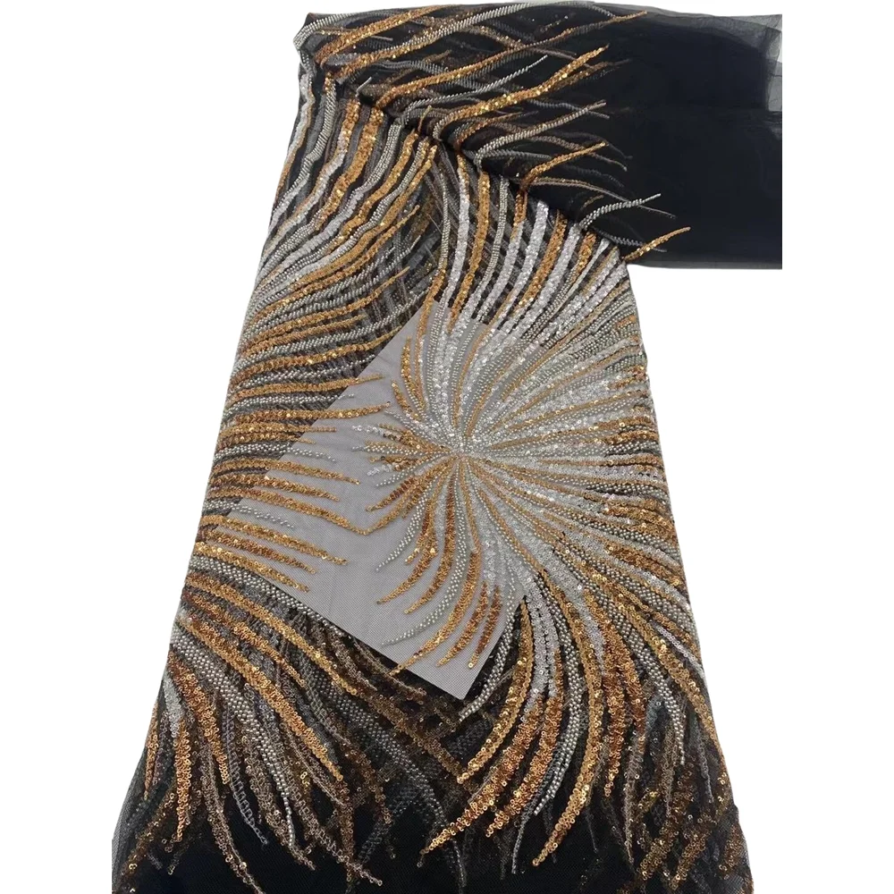 African Lace Fabric with Sequins, Mesh Lace, Luxury Beads, Embroidered Tulle, Sewing Accessories, High Quality,S-14068215
African Lace Fabric with Sequins, Mesh Lace, Luxury Beads, Embroidered Tulle, Sewing Accessories, High Quality,S-14068215