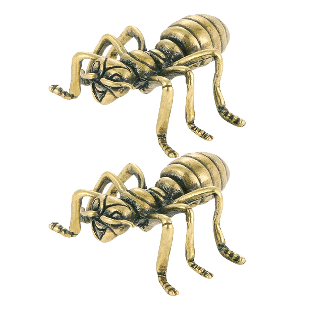 2pcs Copper Ant Mini Statues Vintage Handcrafted Garden Decor Golden Figurines for Patio Office Metal Lawn naments
2pcs Copper Ant Mini Statues Vintage Handcrafted Garden Decor Golden Figurines for Patio Office Metal Lawn naments