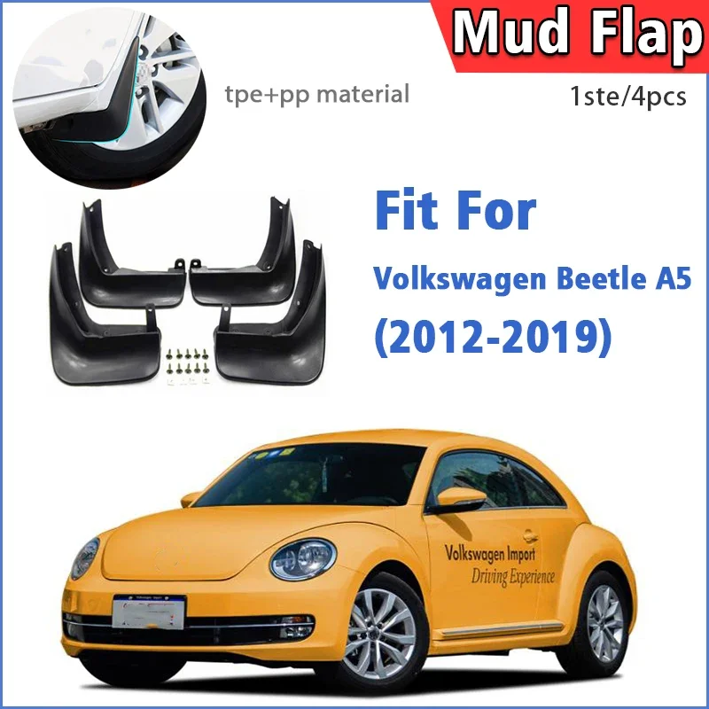 FOR Volkswagen Beetle A5 2012-2019 Mud Flap Guards Splash Mudguard Fender Mudflaps Car Accessories Front Rear 4pcs
FOR Volkswagen Beetle A5 2012-2019 Mud Flap Guards Splash Mudguard Fender Mudflaps Car Accessories Front Rear 4pcs