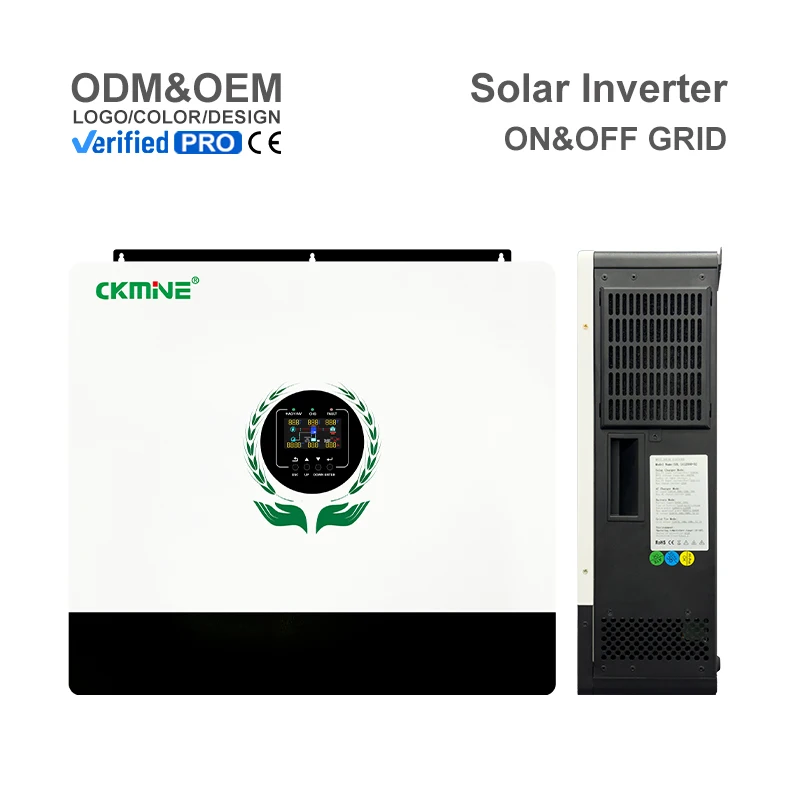 CKMINE Dual MPPT Outputs 48V 12kw Hybrid Solar Inverter Single Phase Ongrid off Grid Parallel Connection Inversor Solar Hibrido
CKMINE Dual MPPT Outputs 48V 12kw Hybrid Solar Inverter Single Phase Ongrid off Grid Parallel Connection Inversor Solar Hibrido