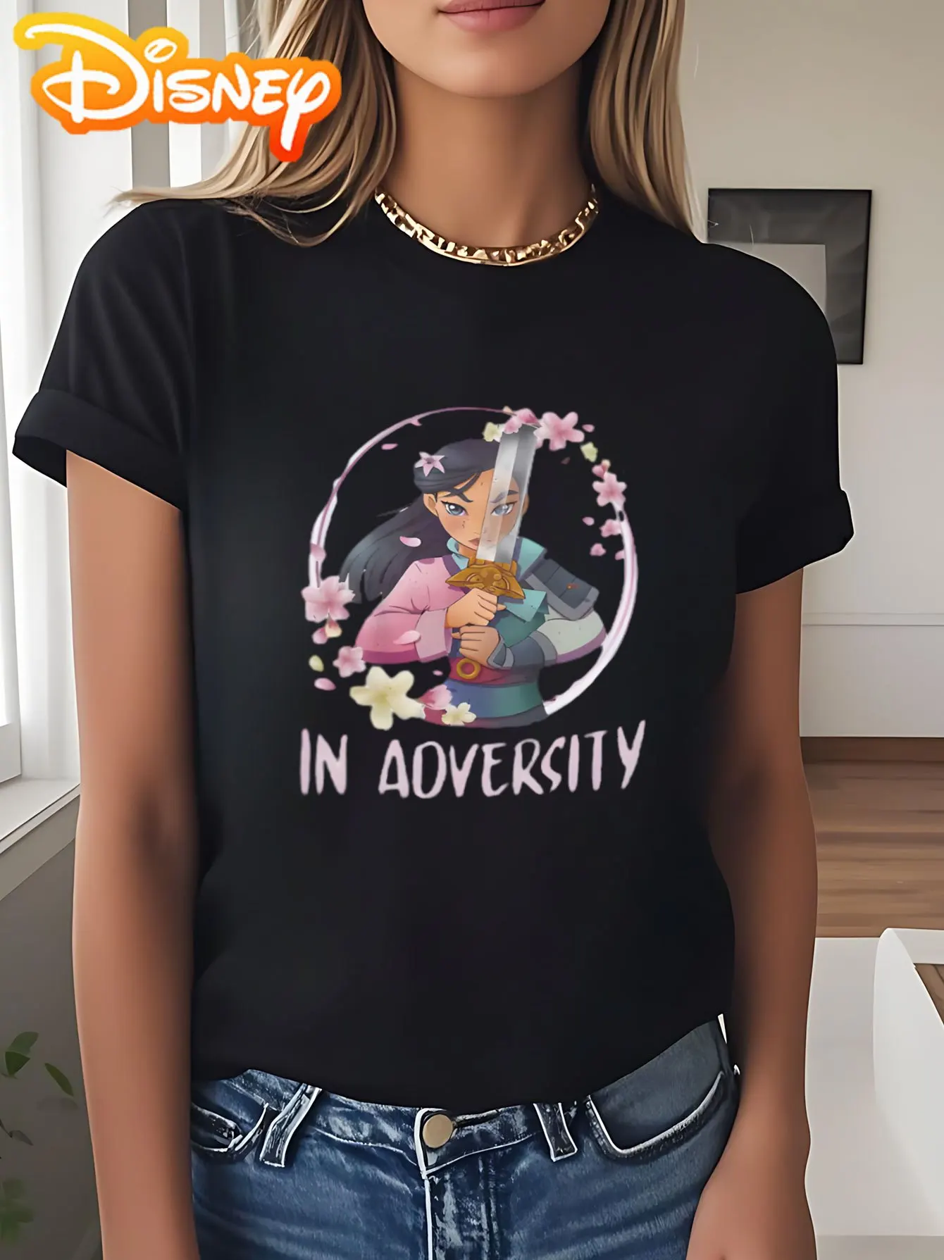 Magic Kingdom Graphic Tee - Women'S Casual & Comfortable Round Neck T-Shirt, Short Sleeve, Machine Washable, Glossy Fabric
Magic Kingdom Graphic Tee - Women'S Casual & Comfortable Round Neck T-Shirt, Short Sleeve, Machine Washable, Glossy Fabric