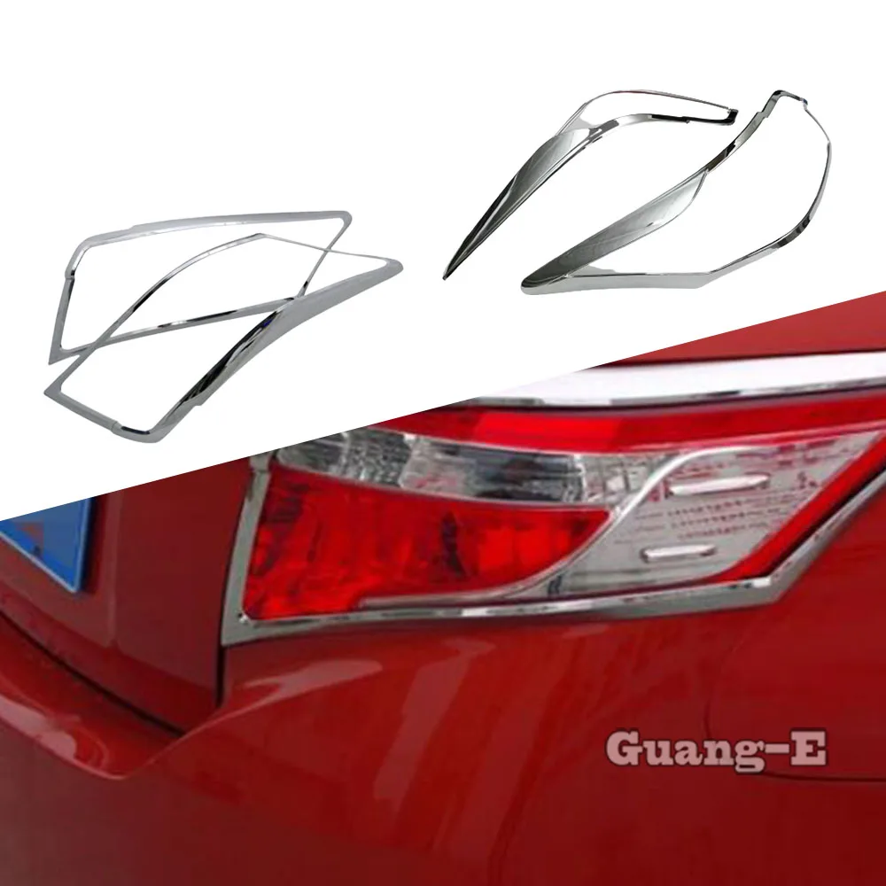 Хромированные накладки на задние фонари (2 шт.) для Toyota Vios/Yaris 2014-2020
Хромированные накладки на задние фонари (2 шт.) для Toyota Vios/Yaris 2014-2020