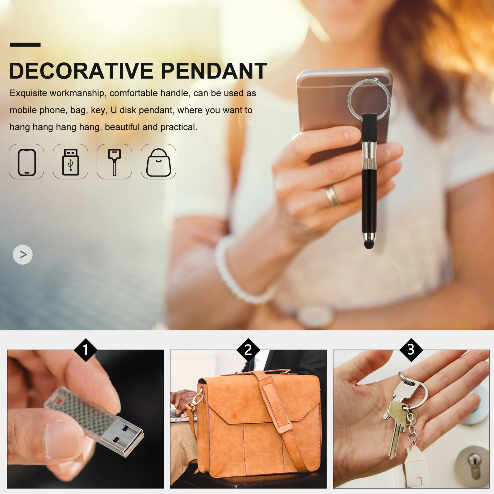 4pcs Touch Screen Ballpoint Pen Stylus Key Chain for Tablets Lightweight Durable High Quality Not Scratch Easy Carry Pocket
4pcs Touch Screen Ballpoint Pen Stylus Key Chain for Tablets Lightweight Durable High Quality Not Scratch Easy Carry Pocket