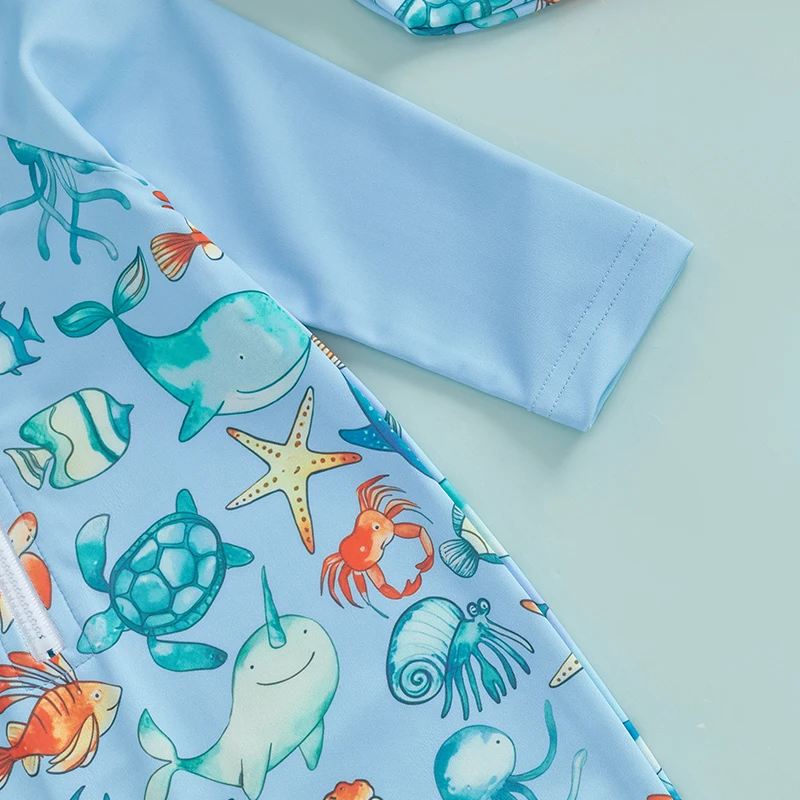 Купальник для маленьких девочек, купальник с рюшами и рукавами с принтом фламинго, защита от солнца UPF 50, комплект шляпы в тон
Купальник для маленьких девочек, купальник с рюшами и рукавами с принтом фламинго, защита от солнца UPF 50, комплект шляпы в тон