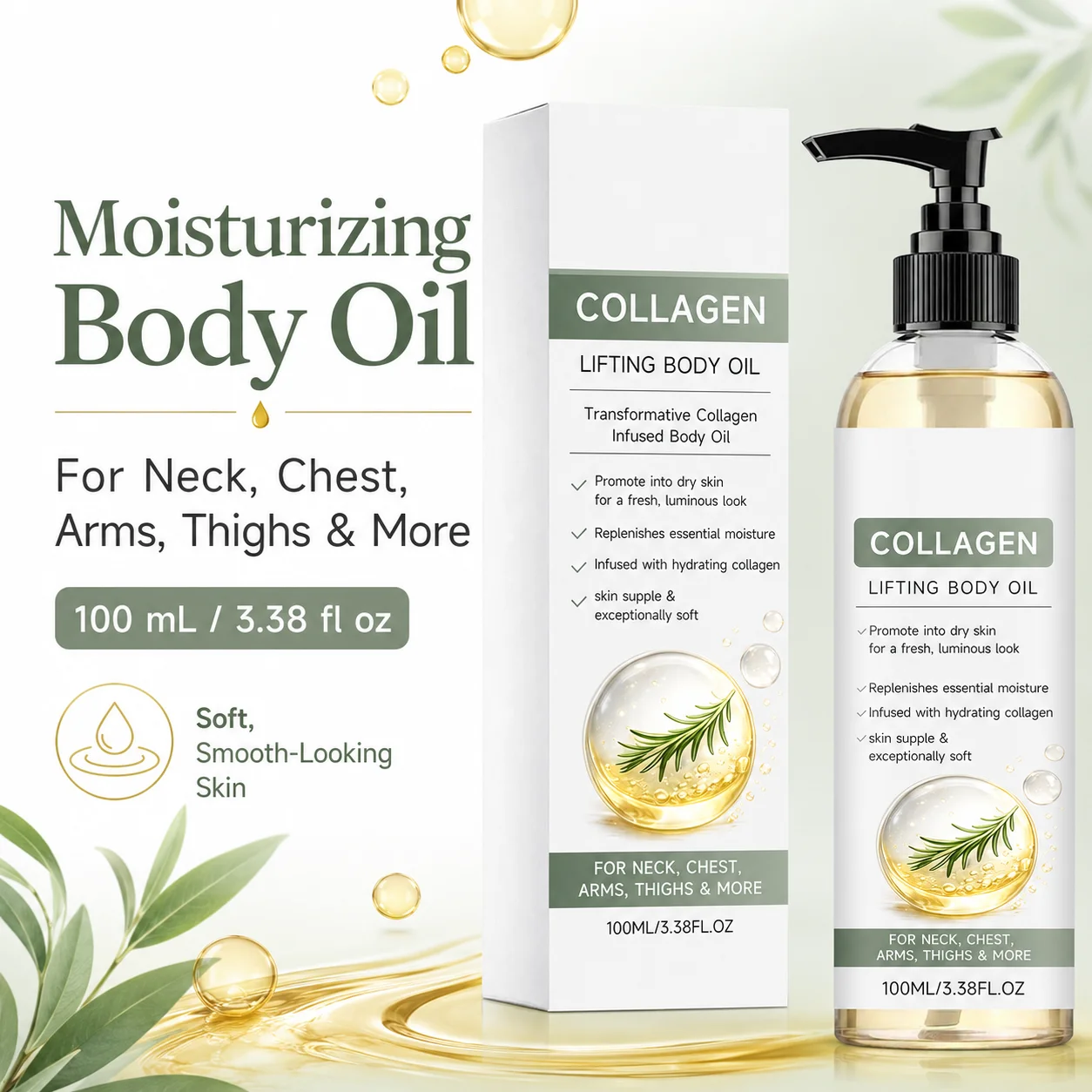 Daily Gentle Skin Care Oil for Body - Moisturizing Treatment That Enhances Radiance And Smoothness
Daily Gentle Skin Care Oil for Body - Moisturizing Treatment That Enhances Radiance And Smoothness