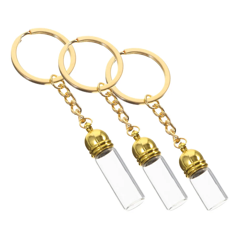 3Pcs Glass Bottle Keychain Travel Perfume Refillable Pendant Multipurpose Design Versatile Convenience Gift Idea
3Pcs Glass Bottle Keychain Travel Perfume Refillable Pendant Multipurpose Design Versatile Convenience Gift Idea