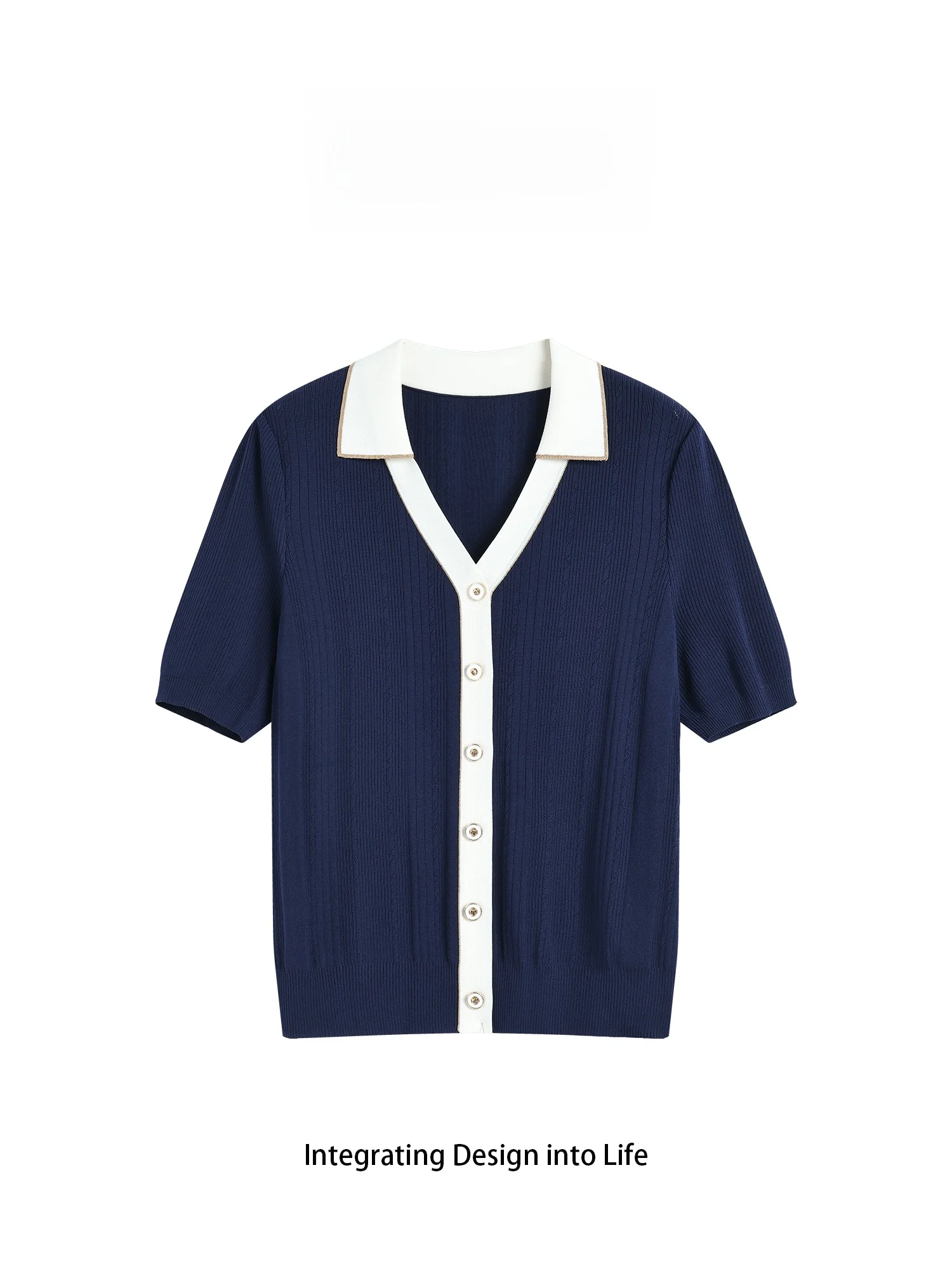 Женская приталенная футболка Chivirin с коротким рукавом и воротником, вязаный топ в стиле колор-блок, модный повседневный однотонный топ, коллекция Лето 2026
Женская приталенная футболка Chivirin с коротким рукавом и воротником, вязаный топ в стиле колор-блок, модный повседневный однотонный топ, коллекция Лето 2026