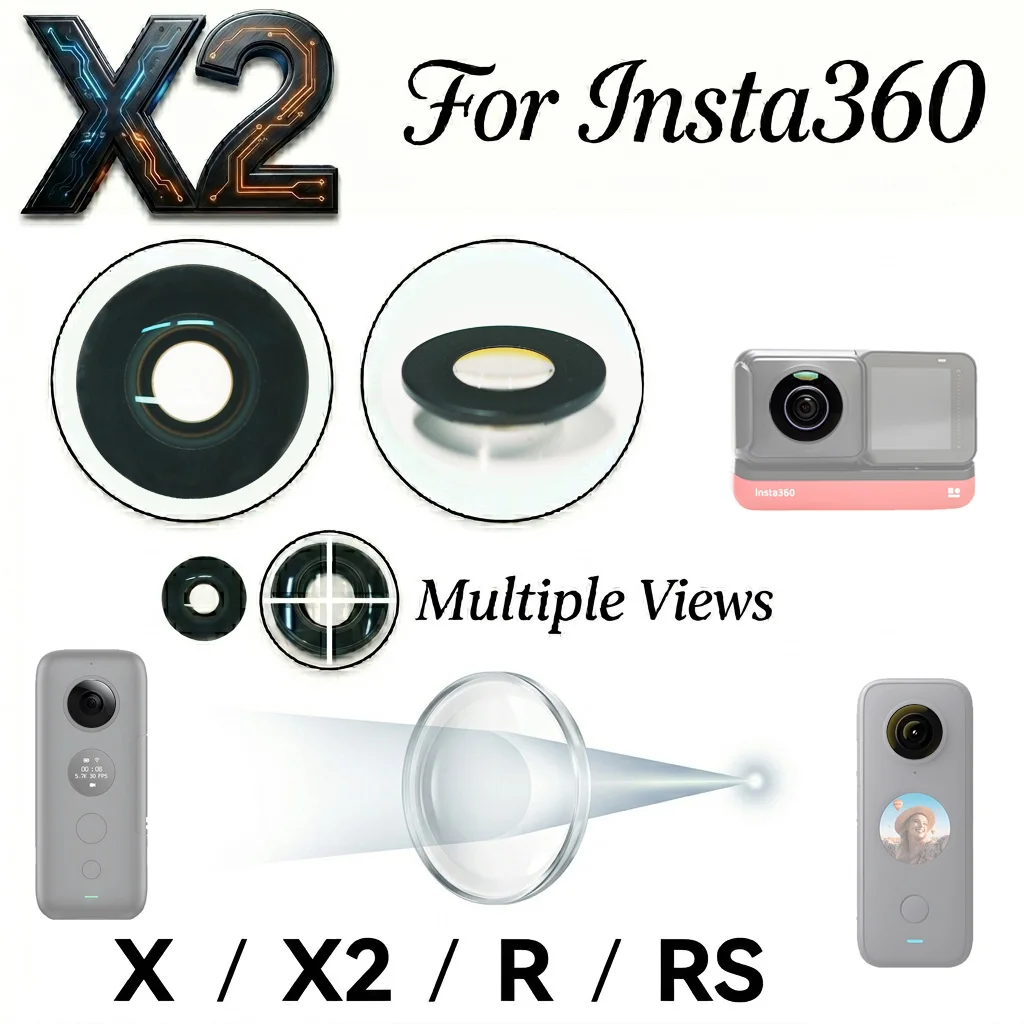 Сменный объектив для Insta360 ONE X/X2/RS/R, запасная часть переднего и нижнего стекла, оптовая поставка для профессионального ремонта
Сменный объектив для Insta360 ONE X/X2/RS/R, запасная часть переднего и нижнего стекла, оптовая поставка для профессионального ремонта
