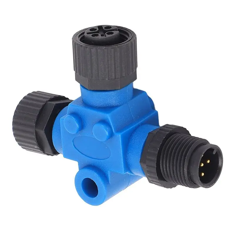 For NMEA 2000 Boat For Lowrance Network Marine T Connector 5 Pin IP67 Water Resistant Backbone Cable Tee Terminal
For NMEA 2000 Boat For Lowrance Network Marine T Connector 5 Pin IP67 Water Resistant Backbone Cable Tee Terminal