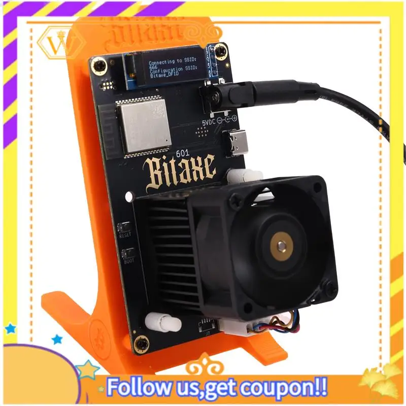 Последний майнер Bitaxe Gamma 601 Solo Miner 1,2TH/S BM1370 Asic Chip 18 Вт от Antminer S21 Pro Bitcoin BTC Miner с кронштейном, вилка европейского стандарта
Последний майнер Bitaxe Gamma 601 Solo Miner 1,2TH/S BM1370 Asic Chip 18 Вт от Antminer S21 Pro Bitcoin BTC Miner с кронштейном, вилка европейского стандарта