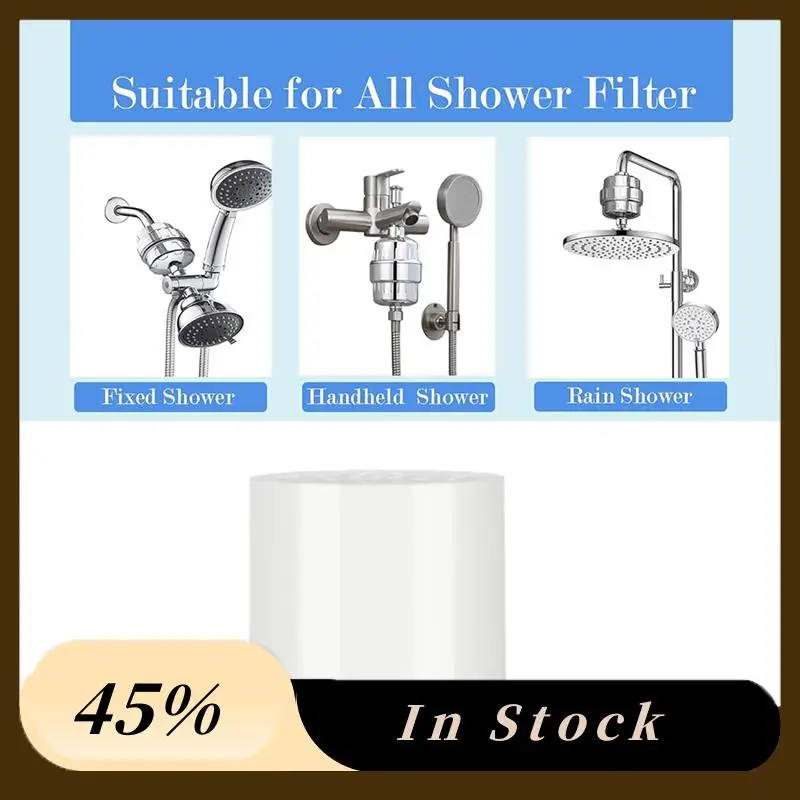5 Pc 20 Stage Shower Filter Replacement High Output Shower Water Filter For Hard Water (White)
5 Pc 20 Stage Shower Filter Replacement High Output Shower Water Filter For Hard Water (White)