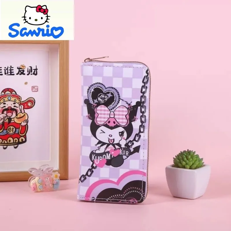 Sanrio модный мультяшный Куроми длинный кошелек на молнии студенческий милый мобильный многофункциональный нулевой кошелек для хранения
Sanrio модный мультяшный Куроми длинный кошелек на молнии студенческий милый мобильный многофункциональный нулевой кошелек для хранения