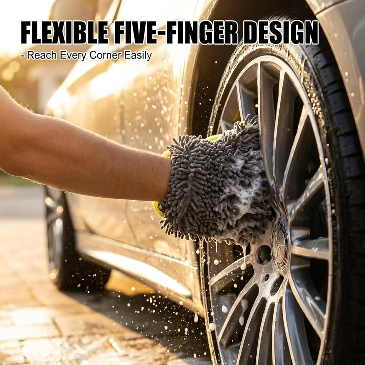 1Pcs Ultra-Luxury Microfiber Car Wash Gloves Car Cleaning Tool Home Use Multi-function Cleaning Brush Detailing Washing Gloves
1Pcs Ultra-Luxury Microfiber Car Wash Gloves Car Cleaning Tool Home Use Multi-function Cleaning Brush Detailing Washing Gloves