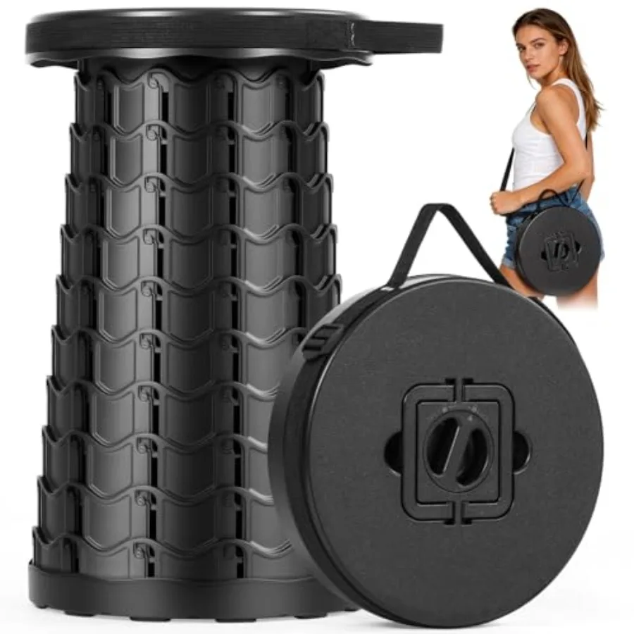 Upgraded XXL Collapsible Stool - Folding Stool Max 1000lb Capacity, Portable Chair - Foldable Stool with Safety Lock, Portable
Upgraded XXL Collapsible Stool - Folding Stool Max 1000lb Capacity, Portable Chair - Foldable Stool with Safety Lock, Portable