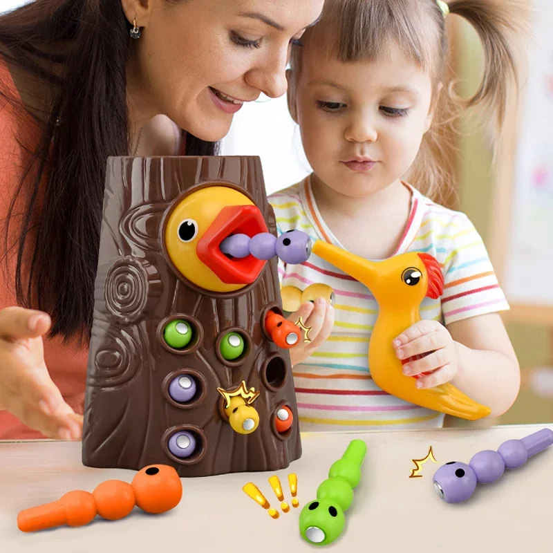 Woodpecker Magnetic Bug Catching, Educational Game, Hand-Eye Coordination Training Tool, Party Activity & Festival Gift
Woodpecker Magnetic Bug Catching, Educational Game, Hand-Eye Coordination Training Tool, Party Activity & Festival Gift
