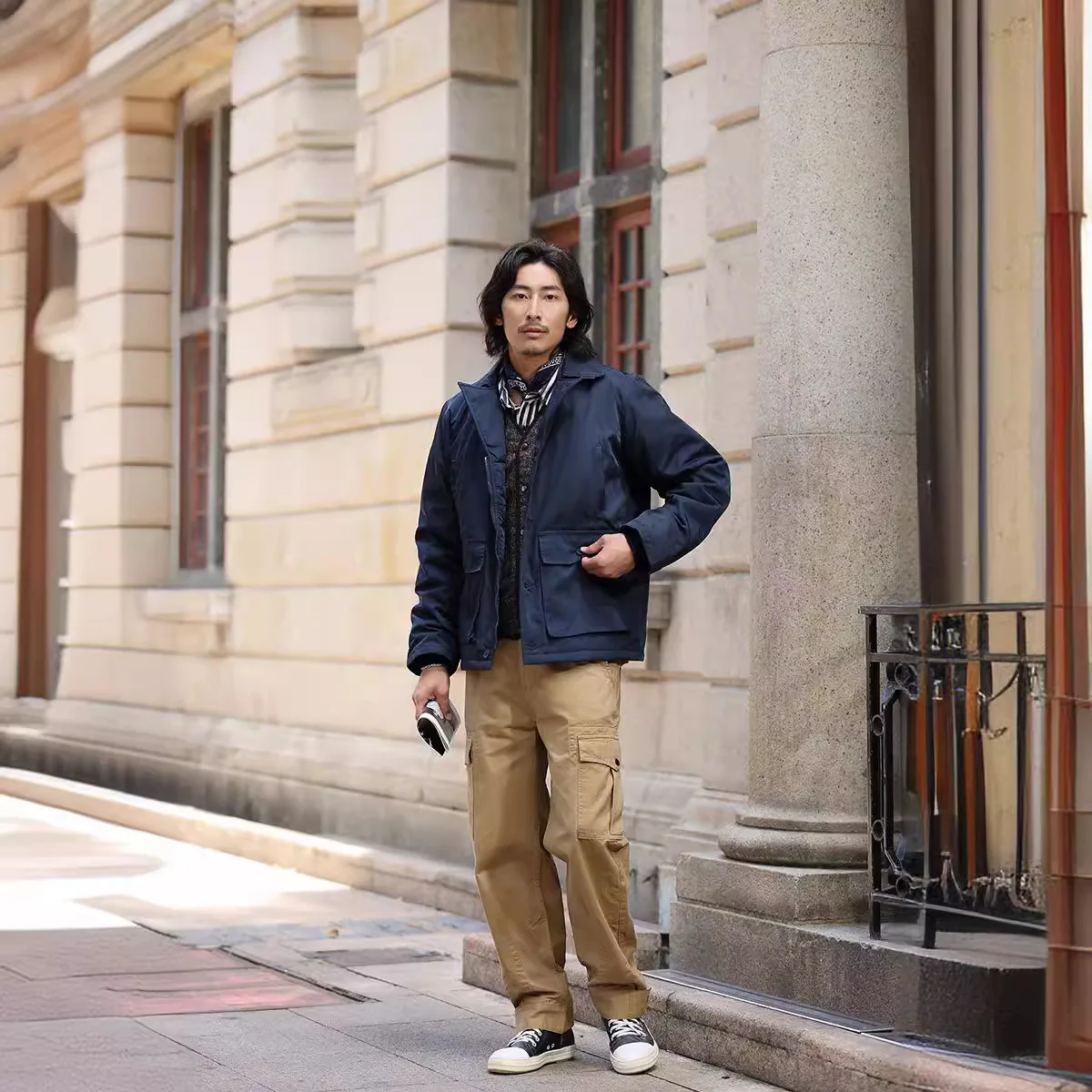 Мужская зимняя утепленная шерстяная куртка-пилот AL Sea Flight Suit, хлопковая куртка, молодежная, приталенная, ветрозащитная, с длинными рукавами, на молнии
Мужская зимняя утепленная шерстяная куртка-пилот AL Sea Flight Suit, хлопковая куртка, молодежная, приталенная, ветрозащитная, с длинными рукавами, на молнии