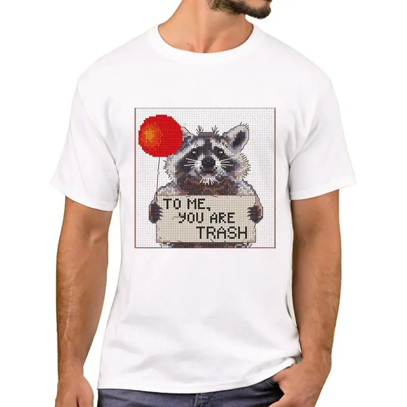 FPACE Hot Hipster To Me You Are Trash Men T-Shirt Funny Vintage Balloon Raccoon Printed T Shirts Short Sleeve Tshirts Cool Tee
FPACE Hot Hipster To Me You Are Trash Men T-Shirt Funny Vintage Balloon Raccoon Printed T Shirts Short Sleeve Tshirts Cool Tee