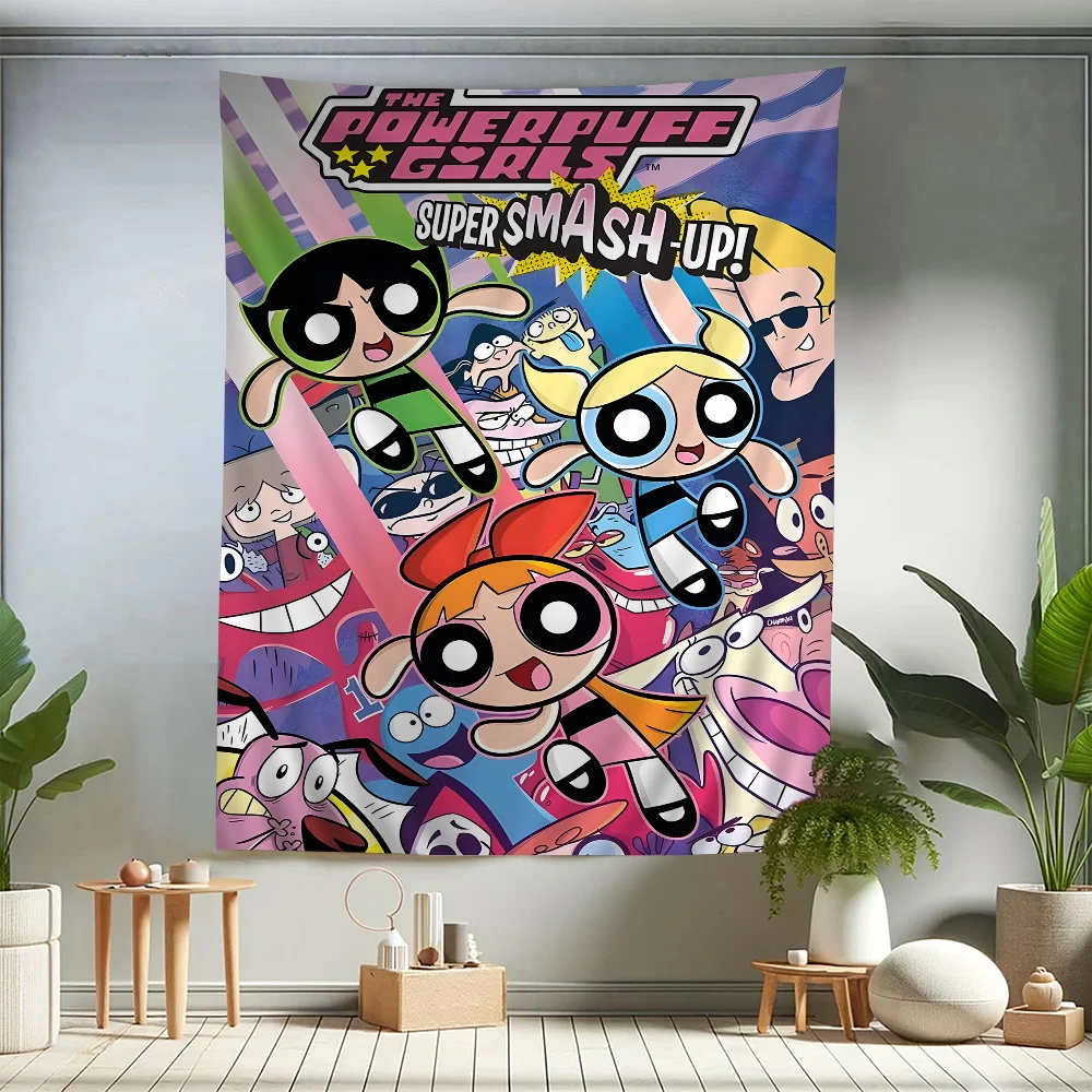 Classic Cartoon T-The Powerpuff Girls Hanging Bohemian Tapestry Bohemian Wall Tapestries Mandala Kawaii Room Decor
Classic Cartoon T-The Powerpuff Girls Hanging Bohemian Tapestry Bohemian Wall Tapestries Mandala Kawaii Room Decor