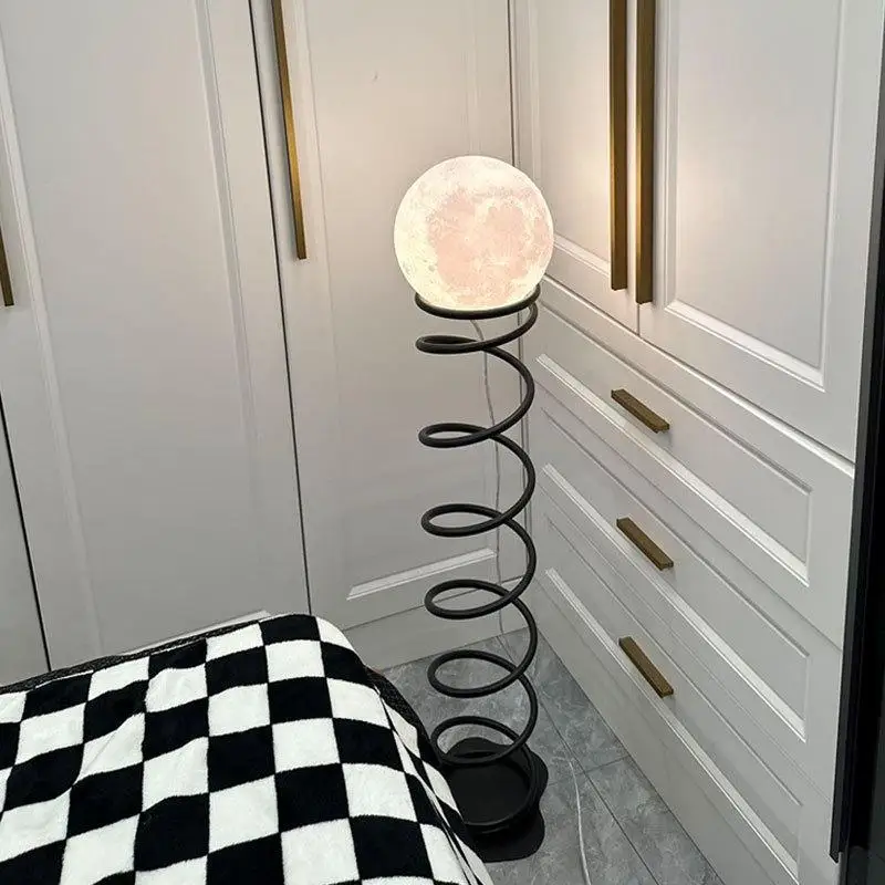 Height 100cm Moon Led Spring Floor Lamp Living Room Bedroom Modern Atmosphere Decorative Floor Night Light
Height 100cm Moon Led Spring Floor Lamp Living Room Bedroom Modern Atmosphere Decorative Floor Night Light