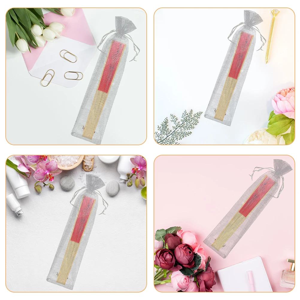 10 Pcs Storage Yarn Bag White Organza Fan Bags Gift Drawstring for Fans Foldable Bulk Folding
10 Pcs Storage Yarn Bag White Organza Fan Bags Gift Drawstring for Fans Foldable Bulk Folding