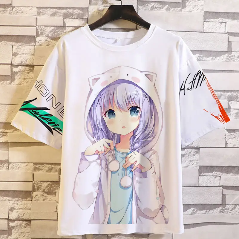Anime Game Would You Like Some Rabbit-Themed Short-Sleeve T-Shirts Today Fragrant Chino Clothes Tobi Merchandise
Anime Game Would You Like Some Rabbit-Themed Short-Sleeve T-Shirts Today Fragrant Chino Clothes Tobi Merchandise