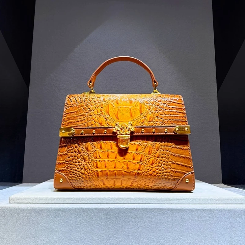 Designer Brand Crocodile Leather Commuter Fashion Cross-body Handbag Shoulder Bags for Women Сумка Женская
Designer Brand Crocodile Leather Commuter Fashion Cross-body Handbag Shoulder Bags for Women Сумка Женская