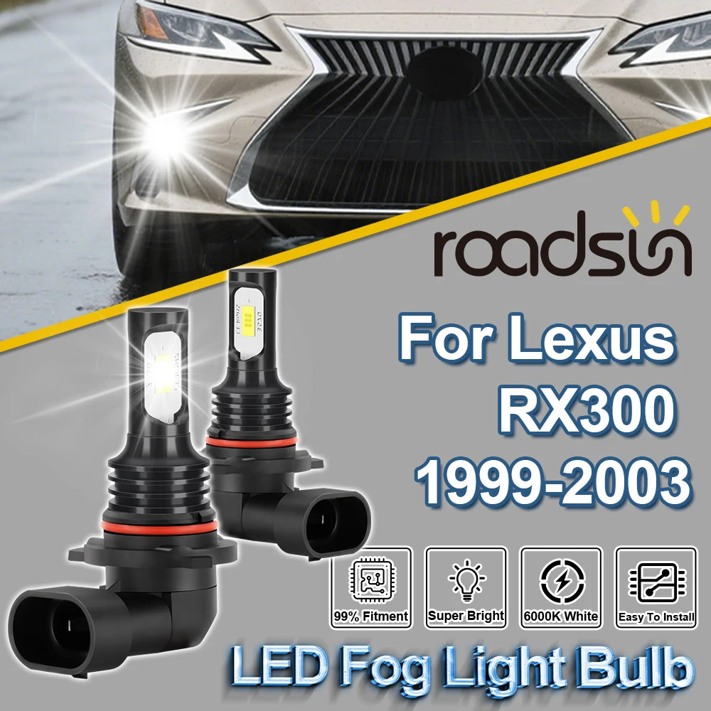ROADSUN 2X для Lexus RX300 1999-2003: Модернизированные светодиодные противотуманные фары Canbus, ультраяркие лампы 2000 2001 2002
ROADSUN 2X для Lexus RX300 1999-2003: Модернизированные светодиодные противотуманные фары Canbus, ультраяркие лампы 2000 2001 2002