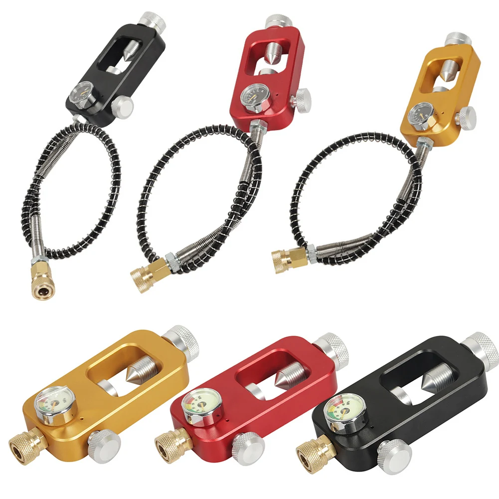Lightweight Aluminum Alloy Scuba Diving Tank Refill Adapter with Gauge and Hose European Standard /8 Connector
Lightweight Aluminum Alloy Scuba Diving Tank Refill Adapter with Gauge and Hose European Standard /8 Connector