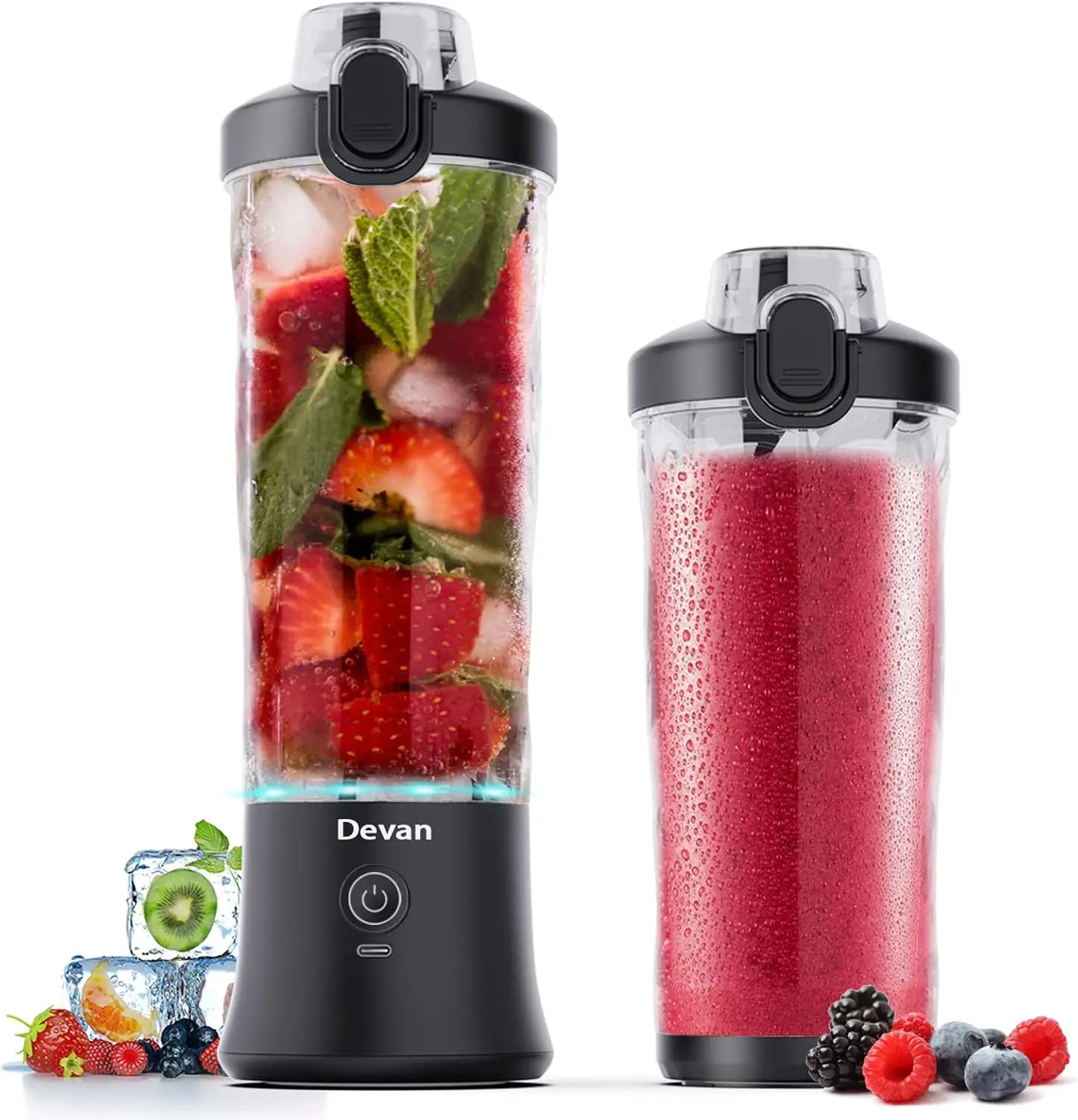 Portable Blender,270 Watt For Shakes And Smoothies Waterproof Blender Usb Rechargeable With 20 Oz Bpa Free Blender Cup And A
Portable Blender,270 Watt For Shakes And Smoothies Waterproof Blender Usb Rechargeable With 20 Oz Bpa Free Blender Cup And A