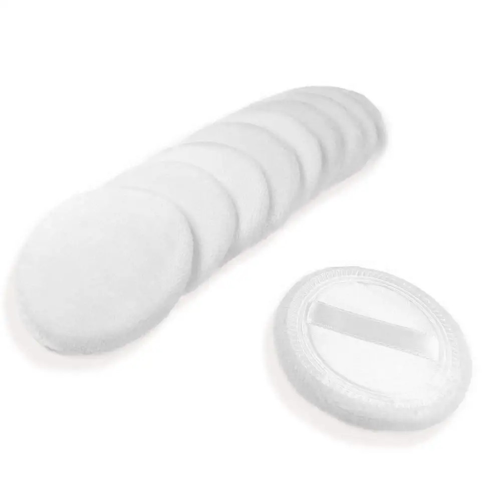 10pcs Powder Puff Cotton Cosmetic Powder Face Makeup Puffs Pads with Ribbon for Loose and Foundation 2.36 inch. (White)
10pcs Powder Puff Cotton Cosmetic Powder Face Makeup Puffs Pads with Ribbon for Loose and Foundation 2.36 inch. (White)