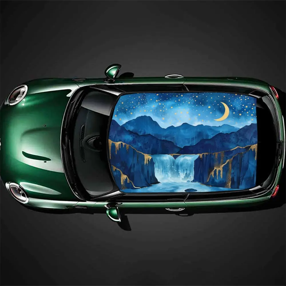 Starry Night: The Secret Realm of the Moonlit Glowing Waterfall; Car Vinyl Wraps, Vinyl Car Roof Graphics Designing a Dreamy Pat
Starry Night: The Secret Realm of the Moonlit Glowing Waterfall; Car Vinyl Wraps, Vinyl Car Roof Graphics Designing a Dreamy Pat