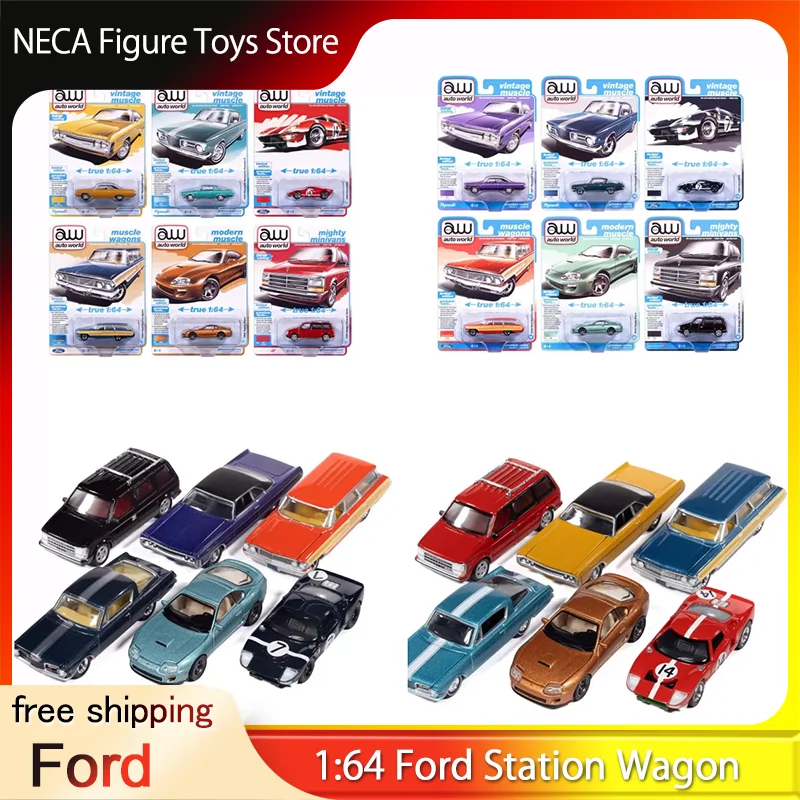 Auto World Diecast Model Car 1:64 Scale 1964 Ford Country Squire Muscle Wagon Collectible Vehicle For Hobby Collectors Toy Cars
Auto World Diecast Model Car 1:64 Scale 1964 Ford Country Squire Muscle Wagon Collectible Vehicle For Hobby Collectors Toy Cars