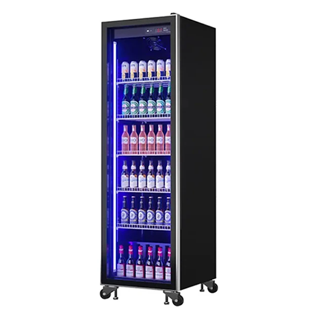 Single-Temperature Vertical Glass-Door Freezer for Bar and Supermarket beer cooler
Single-Temperature Vertical Glass-Door Freezer for Bar and Supermarket beer cooler