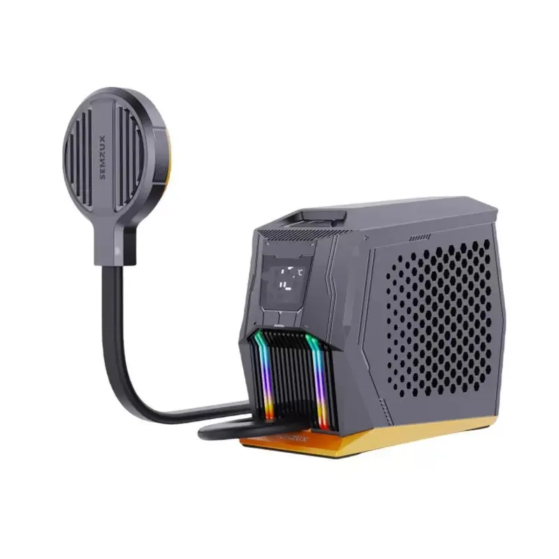 SL18 Liquid-cooled Mobile Phone Radiator Magnetic Semiconductor Cooling Rapid Icing 18W Use Live Game
SL18 Liquid-cooled Mobile Phone Radiator Magnetic Semiconductor Cooling Rapid Icing 18W Use Live Game