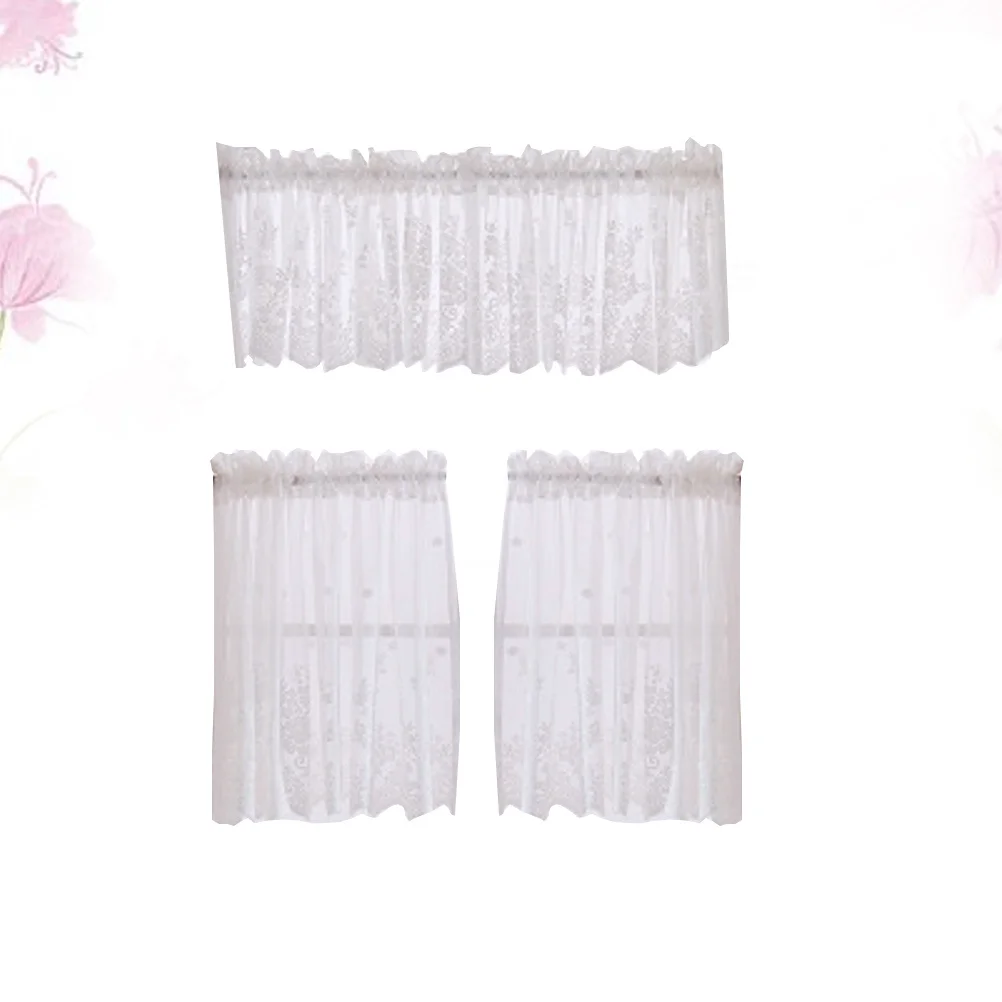 137x61cm White Short Curtain for Window Stylish Lace Half Curtain Sun Resistant Breathable Design for Living Room Dining Room
137x61cm White Short Curtain for Window Stylish Lace Half Curtain Sun Resistant Breathable Design for Living Room Dining Room