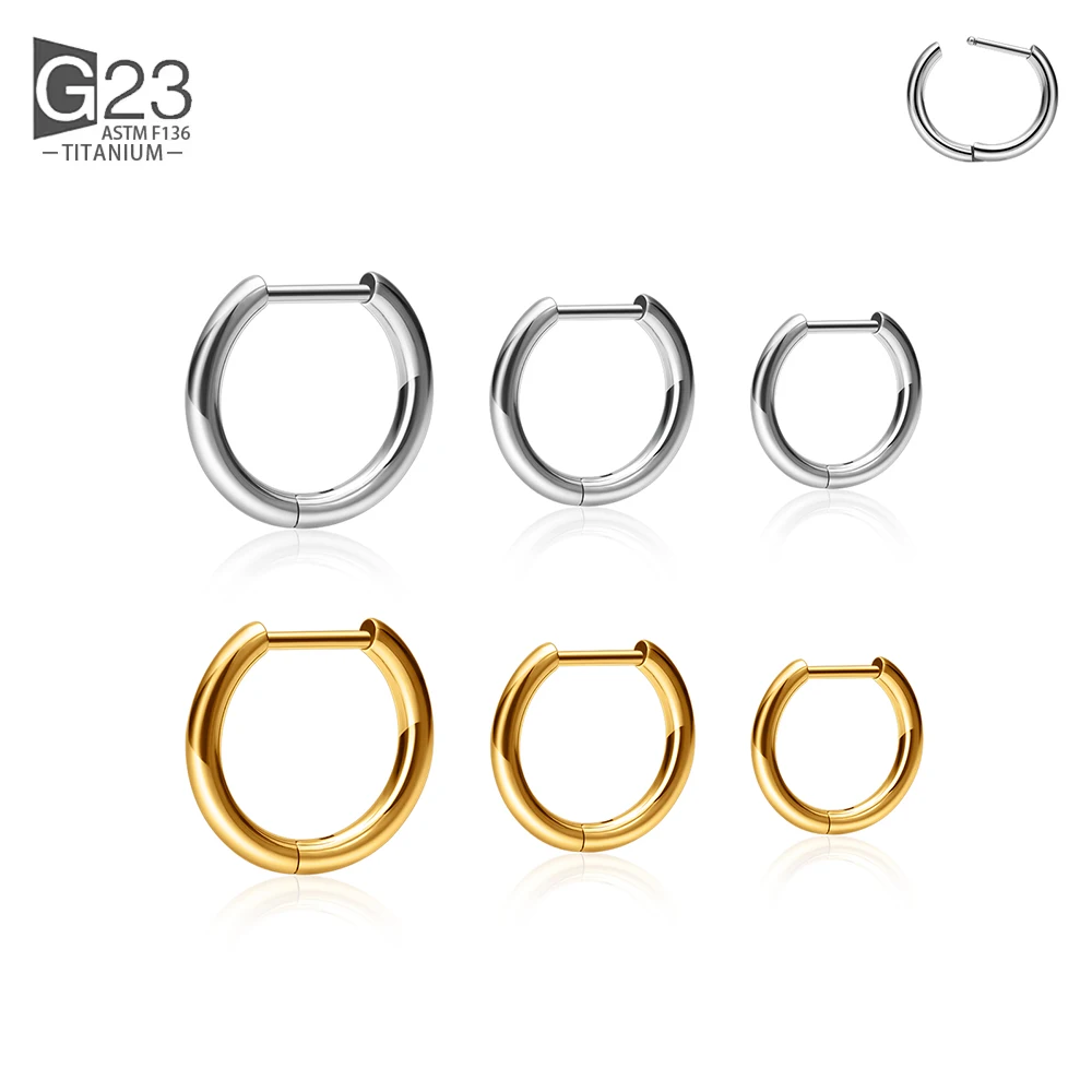 G23 Titanium Piercing D Shape Segment Ring Clicker Ear Cartilage Tragus Helix Lip Nose Hoop Half Ring Jewelry 18G 8/10/12mm
G23 Titanium Piercing D Shape Segment Ring Clicker Ear Cartilage Tragus Helix Lip Nose Hoop Half Ring Jewelry 18G 8/10/12mm