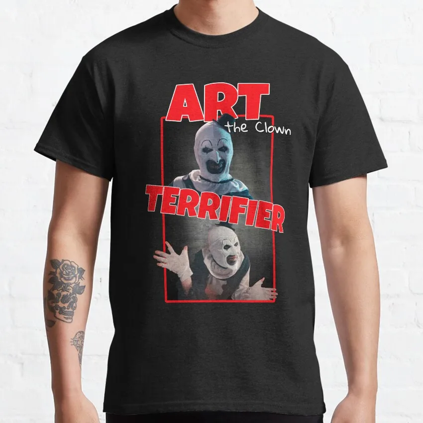 0528 Retro Horror Art the clown killer Terrifier Scary halloween Gift t shirt Scream film Graphic clothes All size tops
0528 Retro Horror Art the clown killer Terrifier Scary halloween Gift t shirt Scream film Graphic clothes All size tops
