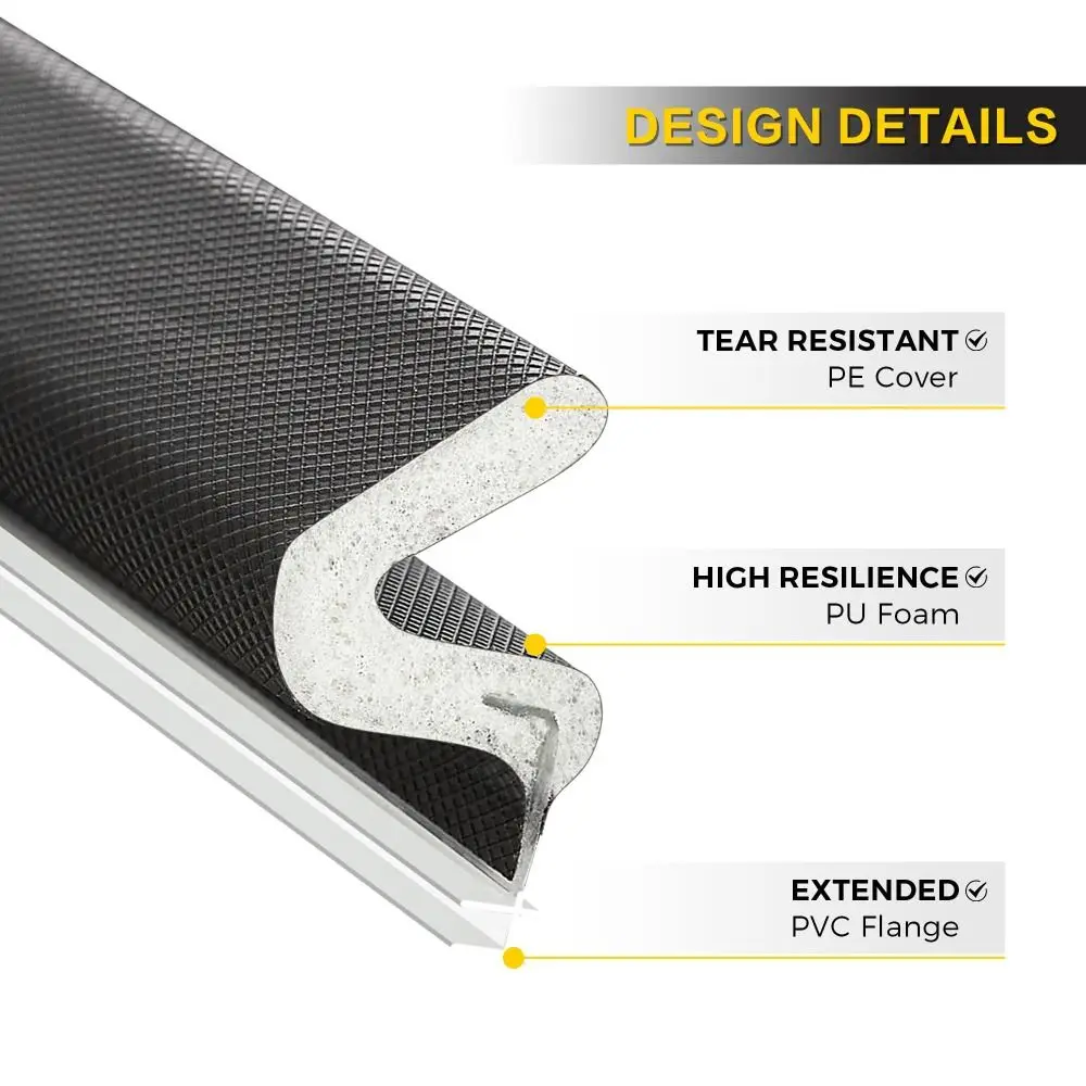 Q-Shaped Foam Weather Stripping Easy To Install Windproof Soundproof Foam Sound Insulation Noise Cancelling Large Gap Seal
Q-Shaped Foam Weather Stripping Easy To Install Windproof Soundproof Foam Sound Insulation Noise Cancelling Large Gap Seal