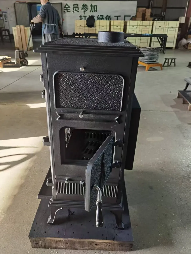 Modern Freestanding Cast Iron Wood Burning Stove with Oven Durable & Decorative Indoor Heater Smokeless 100-120m2 Heat Area
Modern Freestanding Cast Iron Wood Burning Stove with Oven Durable & Decorative Indoor Heater Smokeless 100-120m2 Heat Area