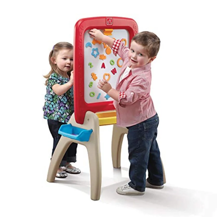 All Around Easel for Two Activity Table Double-Sided Art Board Made of Durable Plastic Includes 94-Piece Soft Foam Magnets For
All Around Easel for Two Activity Table Double-Sided Art Board Made of Durable Plastic Includes 94-Piece Soft Foam Magnets For
