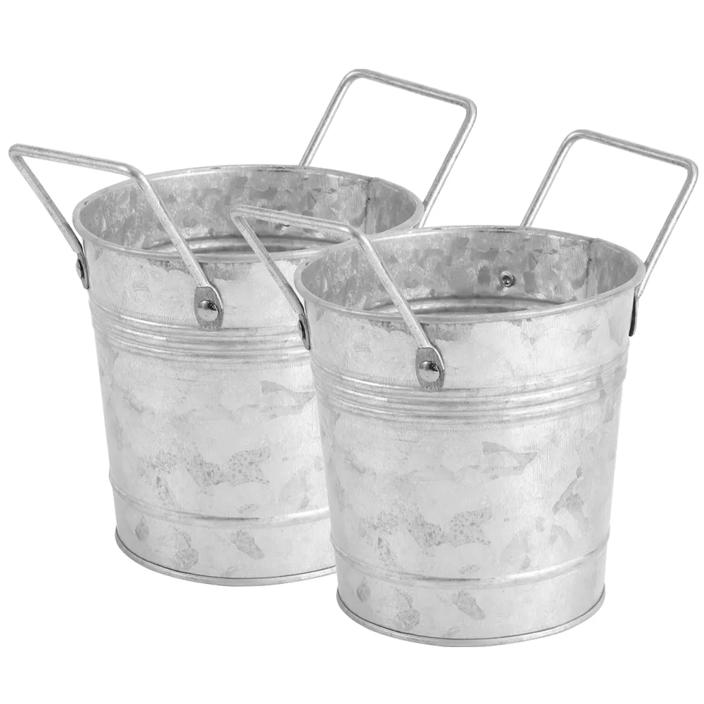 2Pcs Retro Tin Flower Pot Metal Buckets Vintage Galvanized Rustic Iron Plant Decor Planter Pots Gardening Gift Home Office
2Pcs Retro Tin Flower Pot Metal Buckets Vintage Galvanized Rustic Iron Plant Decor Planter Pots Gardening Gift Home Office