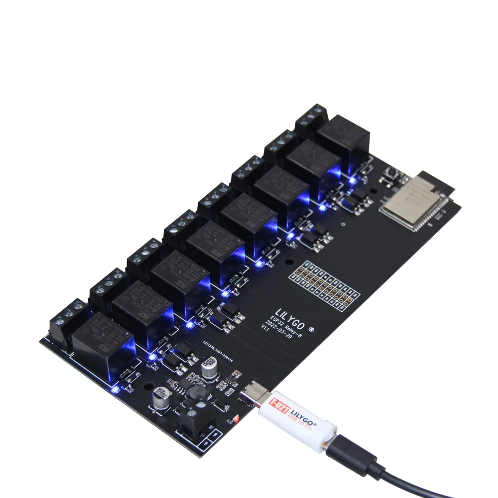 LILYGO T-Relay 5 В 8-канальный релейный модуль ESP32 Беспроводная макетная плата WIFI Bluetooth с изоляцией оптопары для Arduin
LILYGO T-Relay 5 В 8-канальный релейный модуль ESP32 Беспроводная макетная плата WIFI Bluetooth с изоляцией оптопары для Arduin