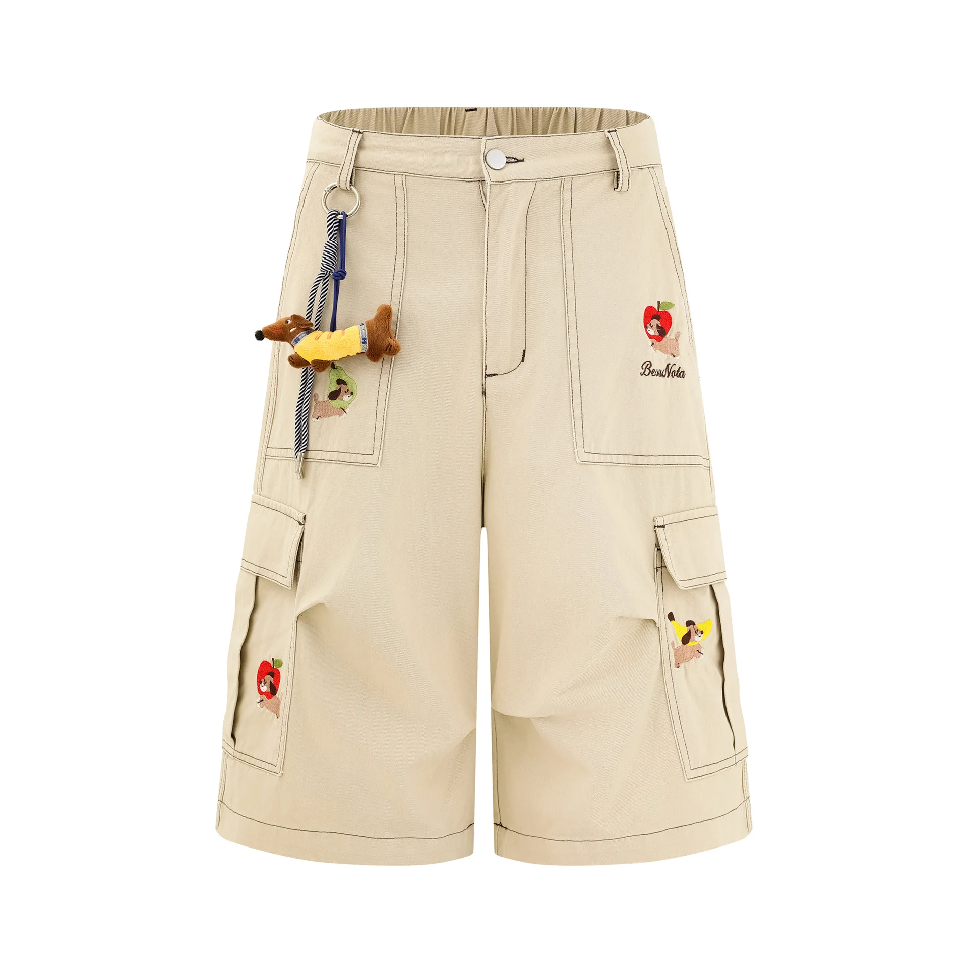 Hip Hop Shorts Men Streetwear Cute Dachshund Dog Pendant Short Multiple Pockets Cargo Pants Straight Wide-leg Knee Length Pants
Hip Hop Shorts Men Streetwear Cute Dachshund Dog Pendant Short Multiple Pockets Cargo Pants Straight Wide-leg Knee Length Pants